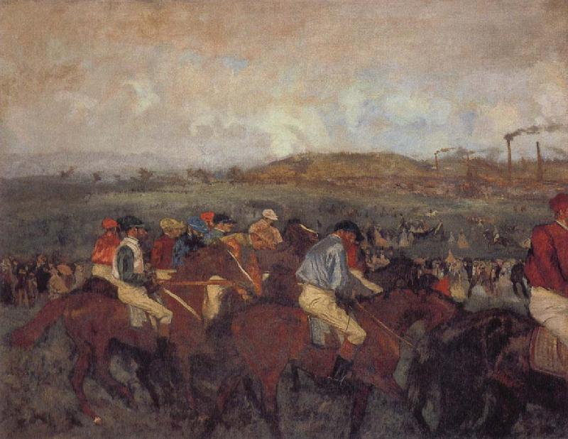 Edgar Degas Gentlemen-s Race oil painting image